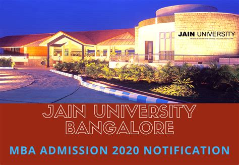 How can I get admission in MBA in Jain University